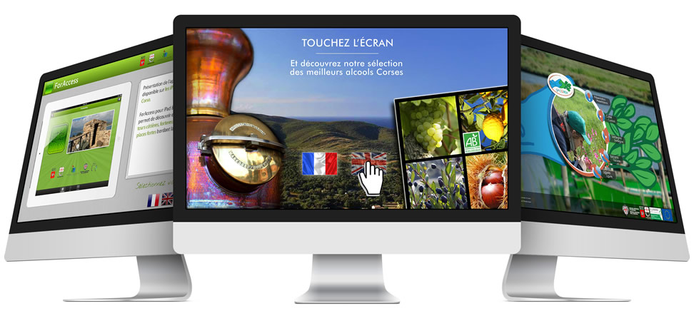 Creation logiciel multimedia interactif pour Mac et PC